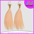 Light color remy micro ring hair micro hair extensions